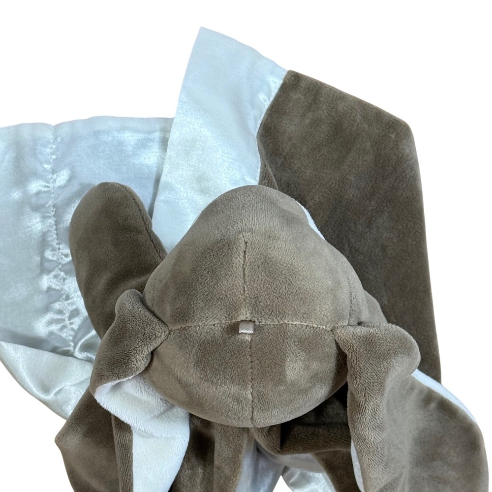 Bunnies By The Bay Bunny Nibble Buddy Blanket‎ Brown Lovey Security Plush 104456 - Picture 7 of 9